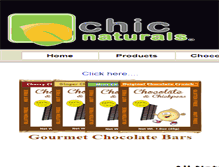 Tablet Screenshot of chicnaturals.com